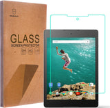 Mr.Shield entwickelt für Google (HTC) Nexus 9 [gehärtetes Glas] Displayschutzfolie [0,3 mm ultradünn, 9H-Härte, 2,5D runde Kante] mit lebenslangem Ersatz