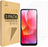 Mr.Shield [3er-Pack] Entwickelt für Motorola Moto G Power (2022) [Gehärtetes Glas] [Japanisches Glas mit 9H-Härte] Displayschutzfolie mit lebenslangem Ersatz