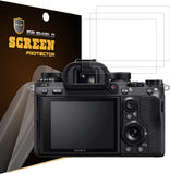 Mr.Shield [3er-Pack] Displayschutzfolie für Sony Alpha a7RIII a7RIV A7R3 A9 A7RII A7SII A77II RX100 Kamera [NICHT passend für A7IV Kamera] Hochwertiger, transparenter Displayschutz (PET-Material)