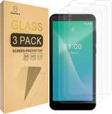 Mr.Shield [3er-Pack] Entwickelt für Schok Volt SV55 [Kürzere Passform für Gehäuseversion] [Gehärtetes Glas] [Japanisches Glas mit 9H-Härte] Displayschutzfolie mit lebenslangem Ersatz