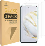 Mr.Shield [3er-Pack] Entwickelt für Huawei Nova 10 SE [Gehärtetes Glas] [Japanisches Glas mit 9H-Härte] Displayschutzfolie mit lebenslangem Ersatz