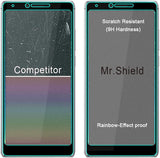 Mr.Shield [3er-Pack] entworfen für CoolPad Legacy [japanisches gehärtetes Glas] [9H-Härte] [vollständige Abdeckung] Displayschutzfolie mit lebenslangem Ersatz