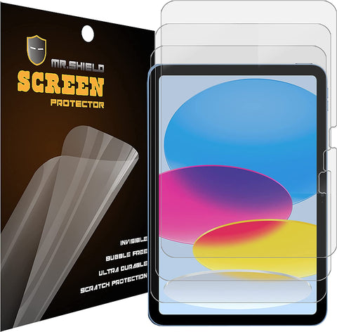 Mr.Shield [3-PACK] Designed For iPad 10th Generation, (iPad 10 2022 10.9 inch) Anti-Glare [Matte] Screen Protector (PET Material)