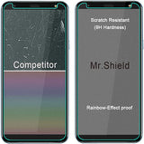Mr.Shield [3ER-PACK] Entwickelt für LG (Xpression Plus 2) [Gehärtetes Glas] Displayschutzfolie [Japanisches Glas mit 9H-Härte] mit lebenslangem Ersatz