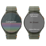 Mr.Shield Screen Protector compatible with SAMSUNG Galaxy Watch 7 [40mm] [Tempered Glass] [3-PACK] [Japan Glass with 9H Hardness]