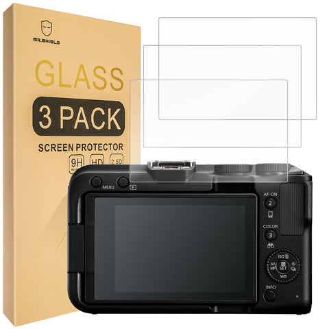 Mr.Shield Screen Protector compatible with Canon EOS R50 V / R50V [NOT for R50] [Tempered Glass] [3-PACK] [Japan Glass with 9H Hardness]