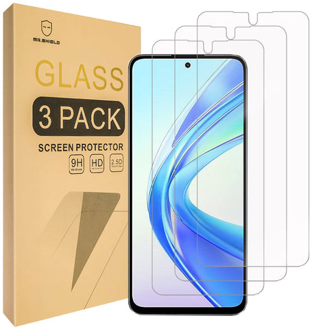 Mr.Shield Screen Protector compatible with Honor X7B / Honor 90 Smart [Tempered Glass] [3-PACK] [Japan Glass with 9H Hardness]