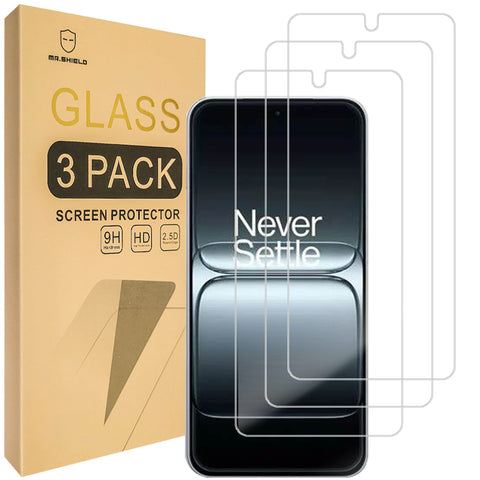 Mr.Shield Screen Protector compatible with OnePlus 13T 5G [Tempered Glass] [3-PACK] [Japan Glass with 9H Hardness]