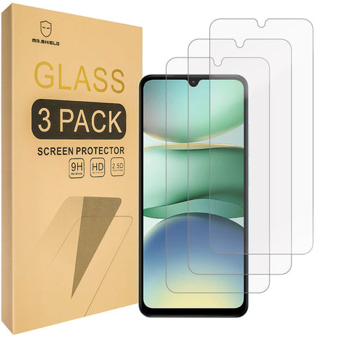 Mr.Shield Screen Protector compatible with Xiaomi Poco C71 / Redmi A5 4G [Tempered Glass] [3-PACK] [Japan Glass with 9H Hardness]
