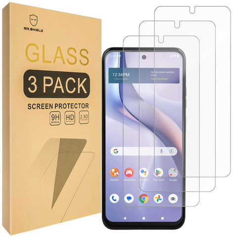 Mr.Shield Screen Protector compatible with BLU View Speed Ultra [Tempered Glass] [3-PACK] [Japan Glass with 9H Hardness]