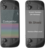 Mr.Shield Screen Protector For Steam Deck / Steam Deck OLED 2021 & 2022 & 2023 [Tempered Glass] [9H Hardness] [3-Pack] Screen Protector