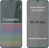 Mr.Shield [3er-Pack] Entwickelt für Honor X7a [Gehärtetes Glas] [Japanisches Glas mit 9H-Härte] Displayschutzfolie mit lebenslangem Ersatz