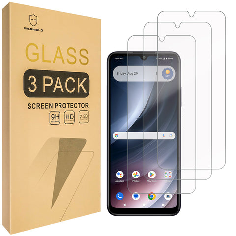 Mr.Shield Screen Protector compatible with Cricket Icon Plus – 2026 [Tempered Glass] [3-PACK] [Japan Glass with 9H Hardness]
