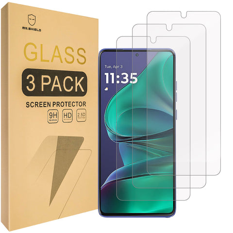 Mr.Shield Screen Protector compatible with Motorola Moto G Stylus 5G (2025) [NOT for 2024 model] [Tempered Glass] [3-PACK] [Japan Glass with 9H Hardness]