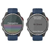 Mr.Shield Screen Protector compatible with Garmin quatix 8 51mm [Tempered Glass] [3-PACK] [Japan Glass with 9H Hardness]