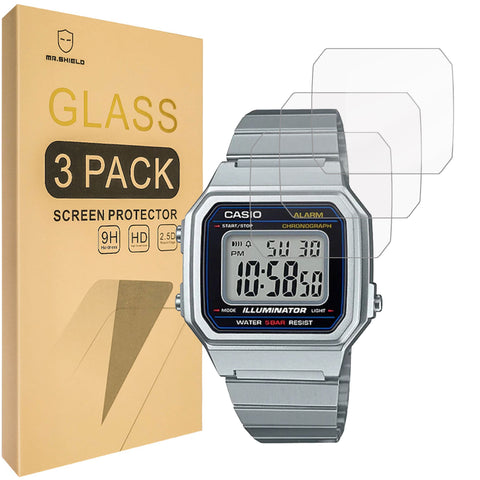 Mr.Shield Screen Protector compatible with Casio B650WD / B650WC / B650WB [Tempered Glass] [3-PACK] [Japan Glass with 9H Hardness]