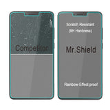 Mr.Shield [3er-Pack] Entwickelt für ALCATEL TCL A2 A507DL [Gehärtetes Glas] [Japanisches Glas mit 9H-Härte] Displayschutzfolie mit lebenslangem Ersatz