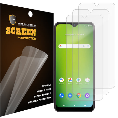 Mr.Shield [3-Pack] Designed For AT&T Motivate Max/Cricket Ovation 3 Premium Clear Screen Protector (PET Material)