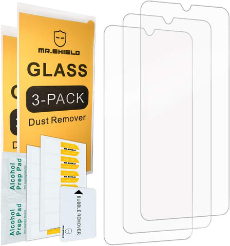 Mr.Shield [3-Pack] Designed For Alcatel 1SE (2020) [Tempered Glass] [Japan Glass with 9H Hardness] Screen Protector with Lifetime Replacement