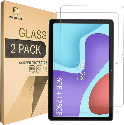 Mr.Shield entwickelt für Alldocube iPlay 50, Tablet 10,4 Zoll [gehärtetes Glas] [2er-Pack] Displayschutzfolie mit lebenslangem Ersatz