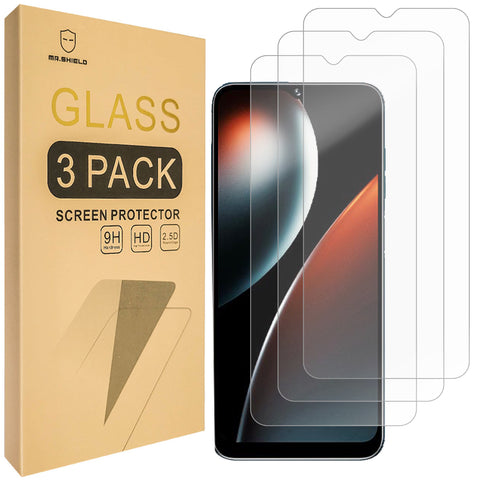  Mr.Shield [3-Pack] Designed For Xiaomi Redmi Note 9 Pro  [Tempered Glass] [Japan Glass with 9H Hardness] Screen Protector with  Lifetime Replacement : Cell Phones & Accessories