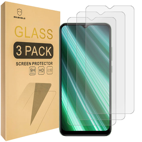 Mr.Shield [3-Pack] Screen Protector For BLU S91 Pro [Tempered Glass] [Japan Glass with 9H Hardness] Screen Protector with Lifetime Replacement…