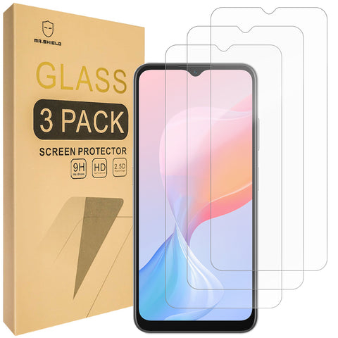 Mr.Shield [3-Pack] Screen Protector For Blackview A85 [Tempered Glass] [Japan Glass with 9H Hardness] Screen Protector with Lifetime Replacement