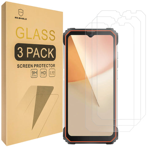 Mr.Shield [3-Pack] Screen Protector For Blackview BL8800 / Blackview BL8800 Pro 5G [Tempered Glass] [Japan Glass with 9H Hardness] Screen Protector with Lifetime Replacement