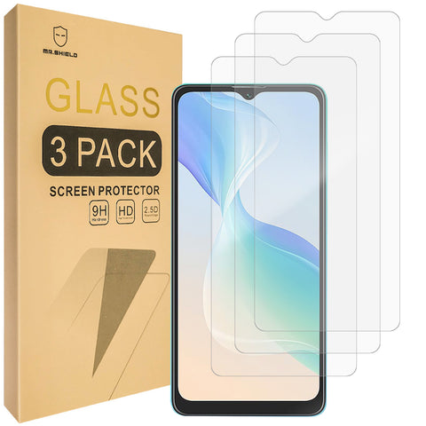 Mr.Shield [3-Pack] Screen Protector For Blackview Oscal C30 Pro/Oscal C30 [Tempered Glass] [Japan Glass with 9H Hardness] Screen Protector with Lifetime Replacement