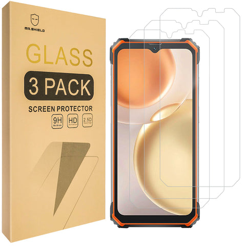 Mr.Shield [3-Pack] Screen Protector For Blackview Oscal S80 [Tempered Glass] [Japan Glass with 9H Hardness] Screen Protector with Lifetime Replacement