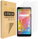 Mr.Shield [3-Pack] Screen Protector For Boost Mobile Bounce 4G [Tempered Glass] [Japan Glass with 9H Hardness] Screen Protector with Lifetime Replacement