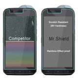 Mr.Shield [3-PACK] Designed For Cat S61 [Tempered Glass] Screen Protector [Japan Glass With 9H Hardness] with Lifetime Replacement