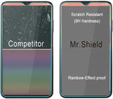 Mr.Shield [3er-Pack] Entwickelt für Consumer Cellular ZMAX 11 [Gehärtetes Glas] [Japanisches Glas mit 9H-Härte] Displayschutzfolie mit lebenslangem Ersatz