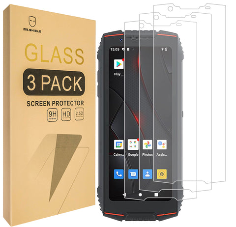 Mr.Shield [3-Pack] Screen Protector For Cubot KingKong Mini 3 [Tempered Glass] [Japan Glass with 9H Hardness] Screen Protector with Lifetime Replacement