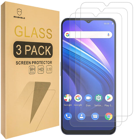 Mr.Shield [3-Pack] Screen Protector For Cubot P80 [Tempered Glass] [Japan Glass with 9H Hardness] Screen Protector with Lifetime Replacement