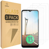 Mr.Shield Screen Protector Compatible with Doogee N50, Doogee N50 Pro and Doogee N50S [Tempered Glass] [3-PACK] [Japan Glass with 9H Hardness]