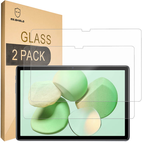 Mr.Shield Screen Protector For DOOGEE T10 Pro / DOOGEE T10 Tablet [Tempered Glass] [2-PACK] Screen Protector