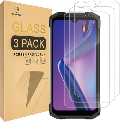 Mr.Shield [3-Pack] Screen Protector For Doogee S98 Pro/Doogee S98 [Tempered Glass] [Japan Glass with 9H Hardness] Screen Protector with Lifetime Replacement