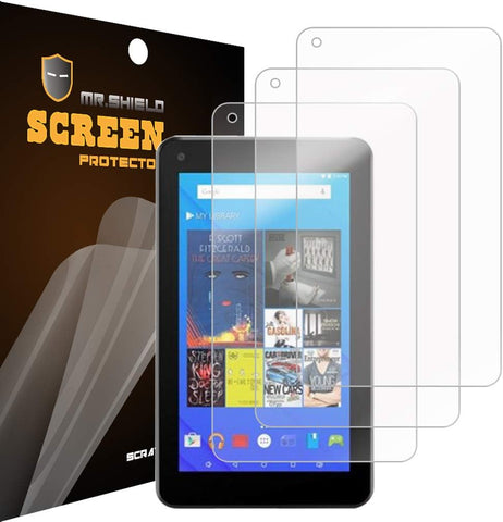 Mr.Shield Designed For Ematic 7 inch Tablet (EGQ375BL) Premium Clear Screen Protector [3-PACK] with Lifetime Replacement