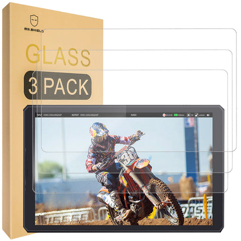 Mr.Shield [3-PACK] Screen Protector For FEELWORLD CUT6 6 Inch [Tempered Glass] [Japan Glass with 9H Hardness] Screen Protector with Lifetime Replacement