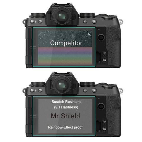 Mr.Shield Verre Trempé Lot De 3 Pour Fujifilm X-E3 X-S10 X-A1 X-A2 X-M1 - Protecteur Écran 9H