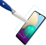 Mr.Shield [3-Pack] Designed For Samsung Galaxy A02 / Galaxy M02 [Tempered Glass] [Japan Glass with 9H Hardness] Screen Protector with Lifetime Replacement