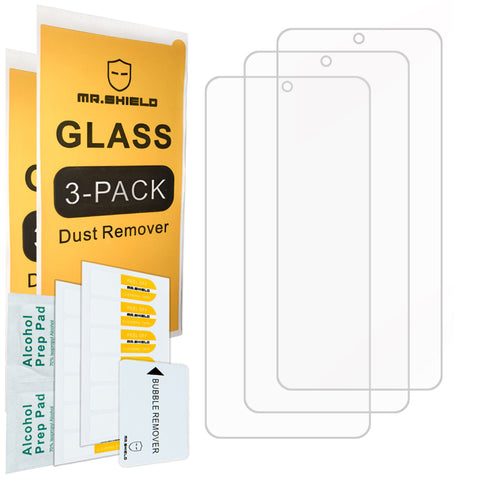 [3-Pack]-Mr.Shield Designed For Samsung Galaxy A51 / Galaxy A53 5G / Galaxy A52/A52 5G [Tempered Glass] [Japan Glass with 9H Hardness] Screen Protector with Lifetime Replacement