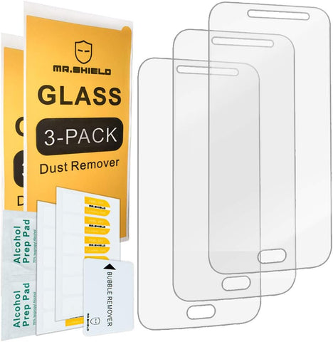 Mr.Shield [3-PACK] Designed For Samsung Galaxy J2 Pro 2018 [Tempered Glass] Screen Protector [Japan Glass With 9H Hardness] with Lifetime Replacement