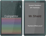 Mr.Shield [2er-Pack] entworfen für Samsung Galaxy Tab A 10.5 2018 SM-T590 / Galaxy Tab A2 10.5 [gehärtetes Glas] Displayschutzfolie [0,3 mm ultradünn, 9H-Härte, 2,5D runde Kante] mit lebenslangem Ersatz