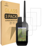 Mr.Shield [3-Pack] Screen Protector For Garmin Alpha 200 Plus / Alpha 200i / Alpha 200 [Tempered Glass] [Japan Glass with 9H Hardness] Screen Protector Foils