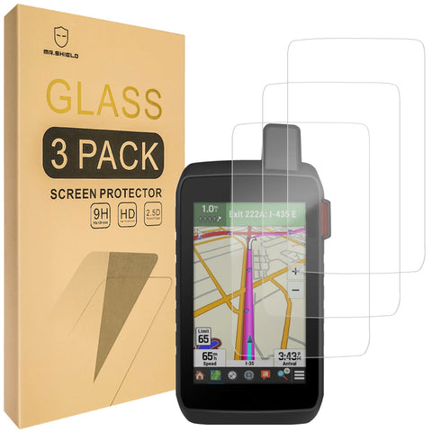 Mr.Shield [3-Pack] Screen Protector For Garmin Montana 750 / 750i / 700 / 700i [Tempered Glass] [Japan Glass with 9H Hardness] Screen Protector