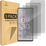 Mr.Shield [3-Pack] Privacy Screen Protector For Google Pixel 6a 5G [Tempered Glass] [Anti Spy] Screen Protector with Lifetime Replacement