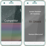 Mr.Shield [3er-Pack] Displayschutzfolie aus gehärtetem Glas für HTC Desire 10 Pro mit lebenslangem Ersatz