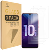 Mr.Shield entworfen für Huawei Honor 10i [gehärtetes Glas] [3er-Pack] Displayschutzfolie [japanisches Glas mit 9H-Härte] mit lebenslangem Ersatz